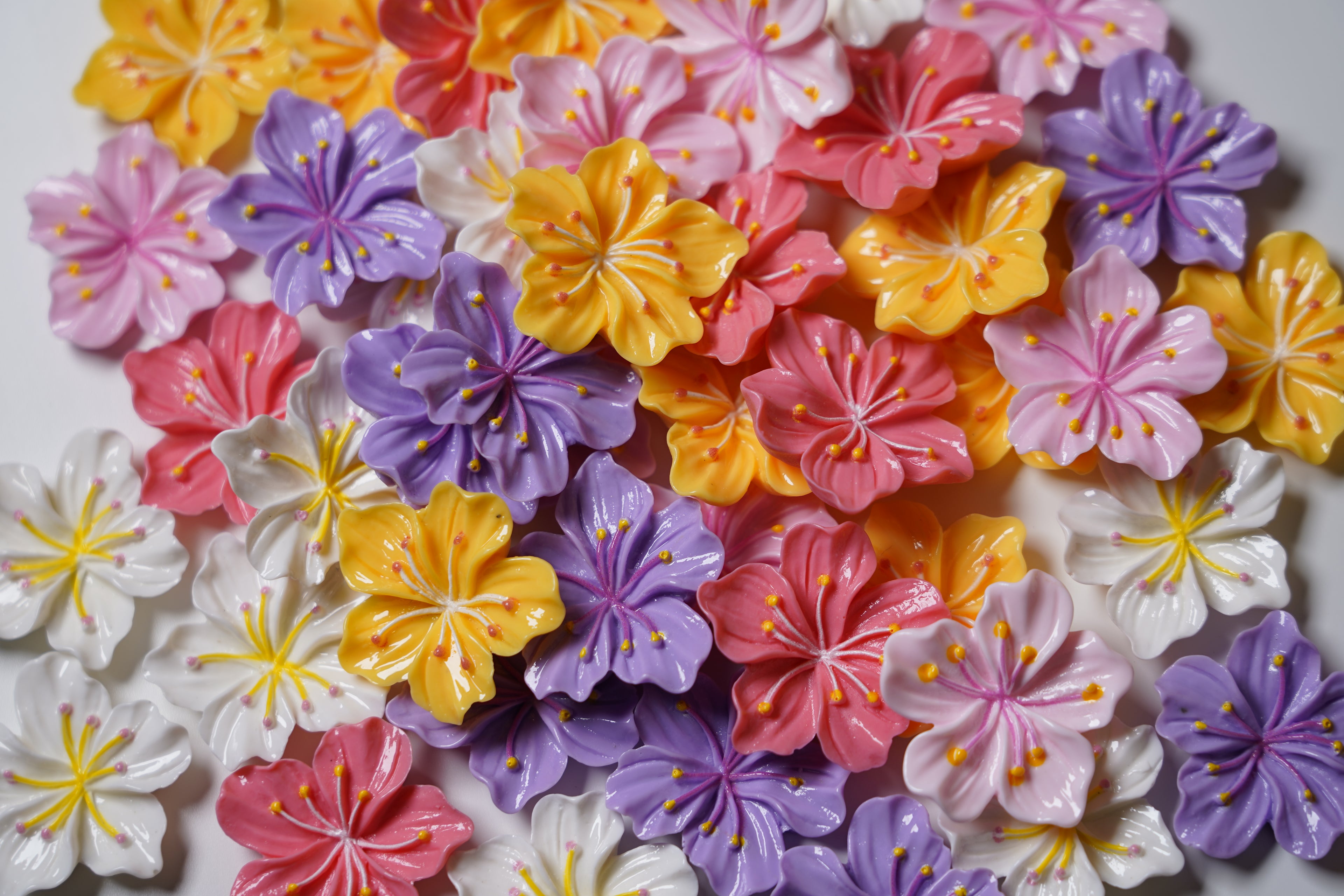 Flower Charms (5 Pack)