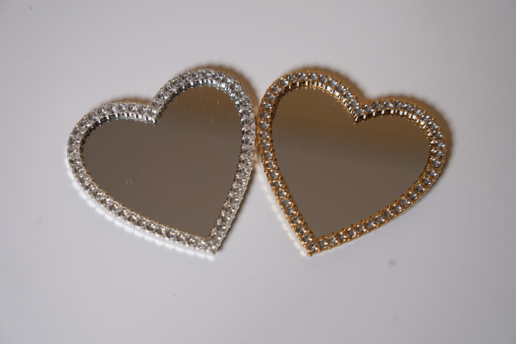 Mirror Heart Charm
